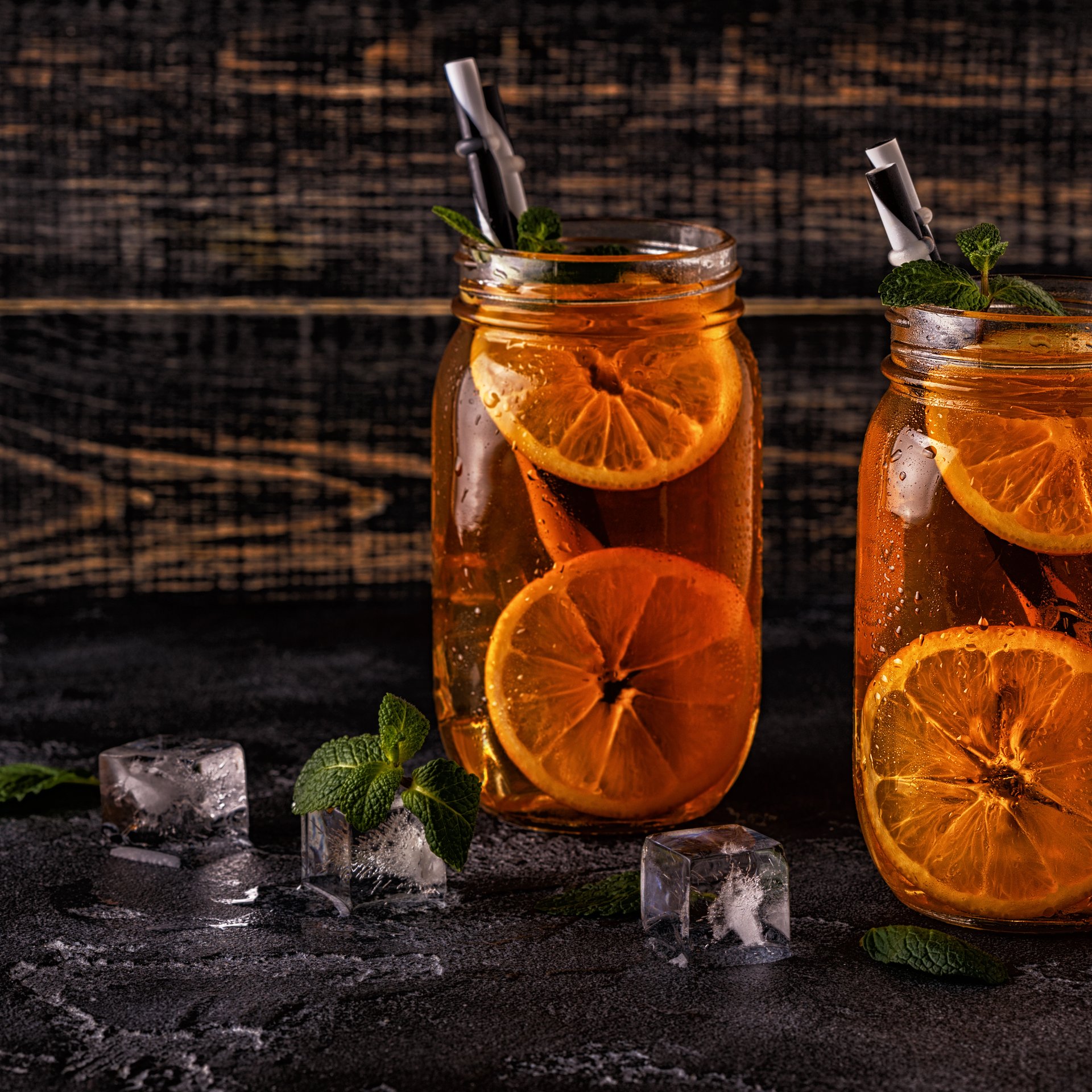 Iced Tea with Lemon and Mint - Wallpapers for Samsung Galaxy Tab in 1920x1920 resolution