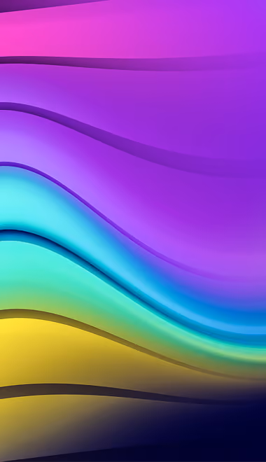 Abstractions wallpapers: waves, gradient, ribbon, flow