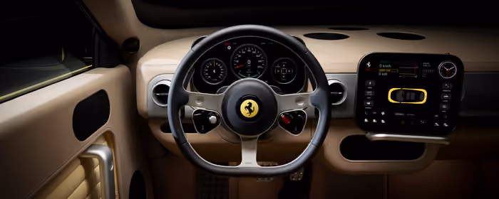 UltraWide 21:9 обои консоль (2560x1080): Ferrari Luce, люксовая машина, роскошь, электромобиль