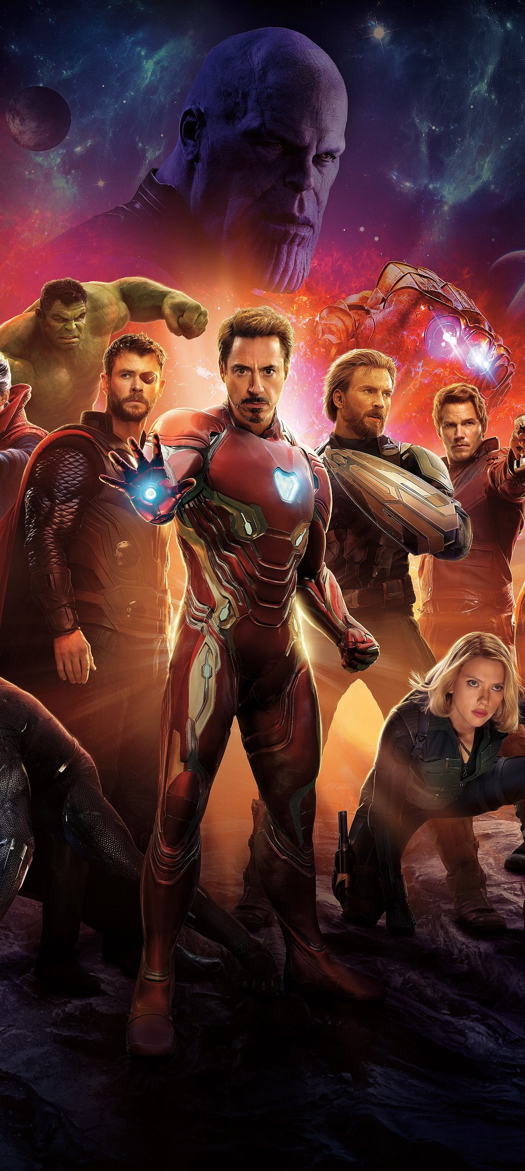 Avengers: Infinity War Poster - Wallpapers for Samsung Galaxy A13/A14/A53, Realme 12 Pro 5G, POCO M5 in 1080x2408 resolution