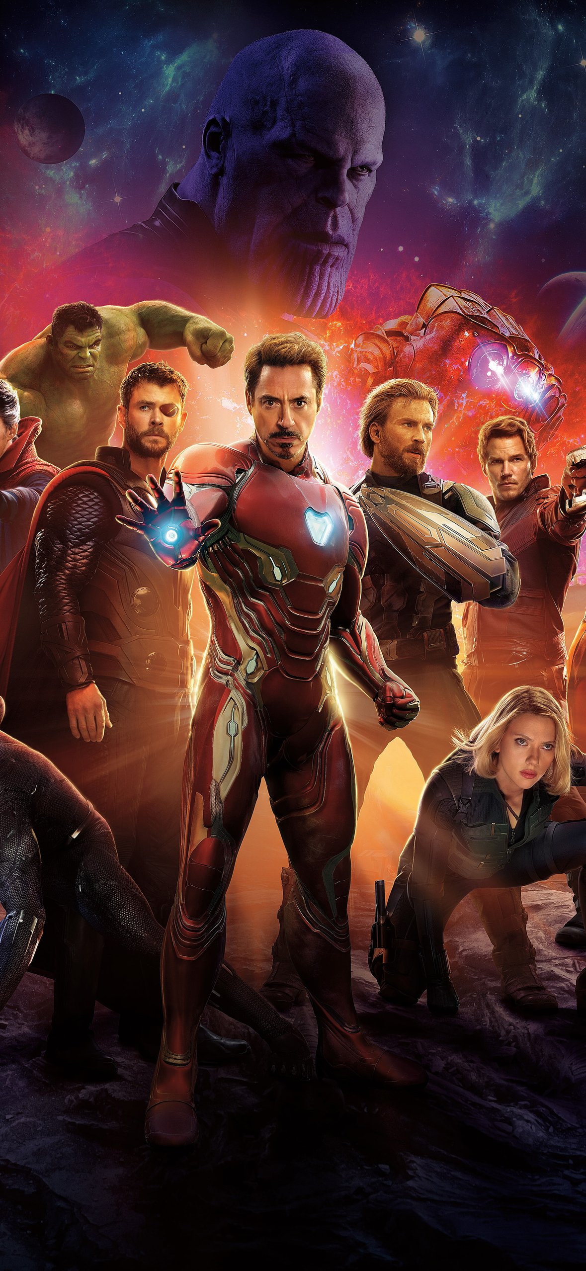 Avengers: Infinity War Poster - Wallpapers for iPhone 14 Pro/15 Pro in 1179x2556 resolution