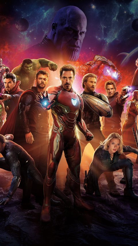 Avengers: Infinity War Poster - Wallpapers for LG/ASUS in 480x854 resolution