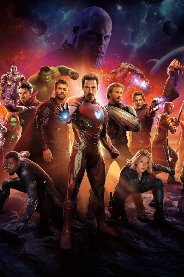 Avengers: Infinity War Poster - Wallpapers for iPhone 4/4S in 640x960 resolution