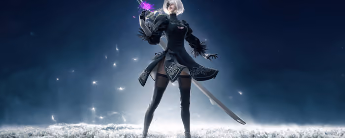 Battle and Combat Wallpapers for dual monitors (7680x2160): cosplay, 2B, Nier: Automata, woman