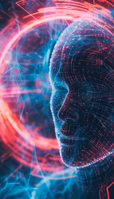 Technology wallpapers: artificial intelligence, VR, neural network, cybernetics