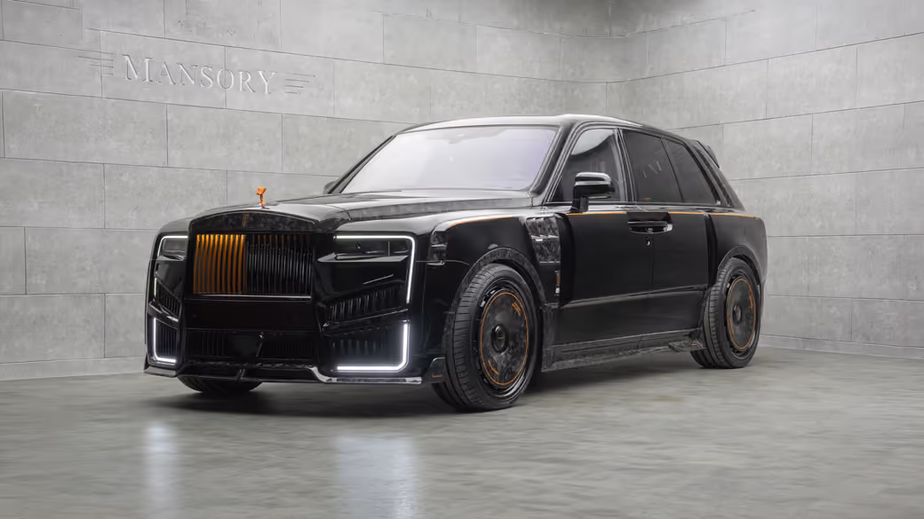 Mansory Rolls-Royce Cullinan Carbon SUV — desktop and phone wallpaper, free download