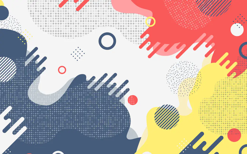 Geometric Minimalist Abstract Art — desktop and phone wallpaper, free download
