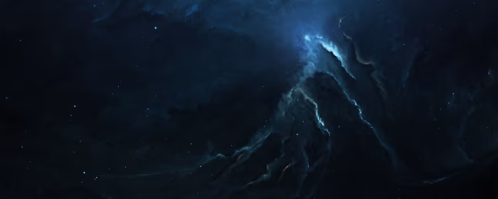 UltraWide 21:9 обои космос (3440x1440): туманность, галактика, звёзды, вселенная