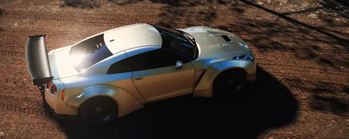 UltraWide 32:9 обои обвес (3840x1080): Need for Speed Heat, Need For Speed, Nissan GTR, спойлер