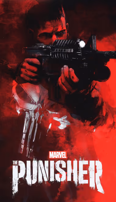 Обои автомат для iPhone 5/5S/5C/SE (640x1136): Каратель: Последнее убийство, Marvel, Каратель, Джон Бернтал