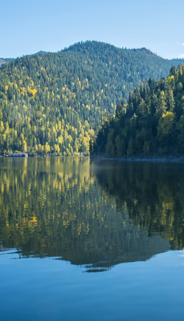 Nature wallpapers: Russia, Yenisei, mountains, summer