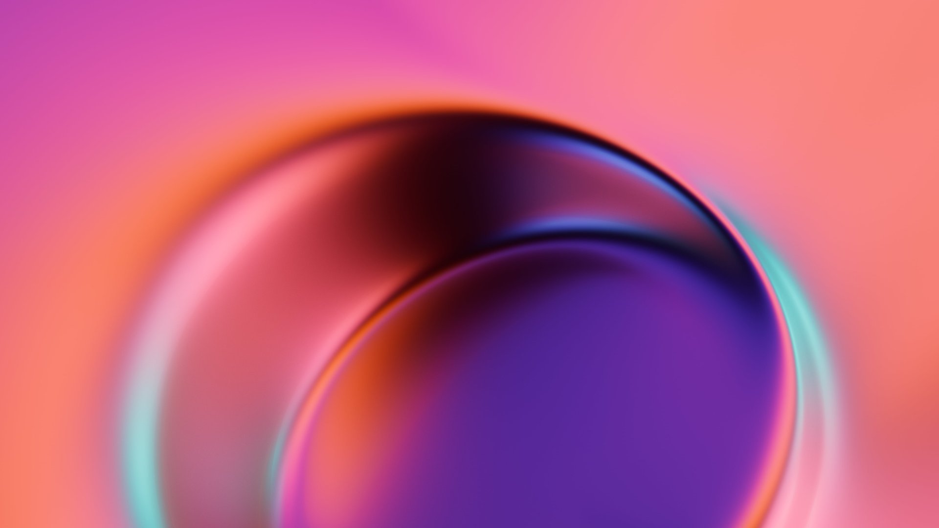 Neon Glow Ring with Gradient Light - Full HD wallpapers in 1920x1080 resolution