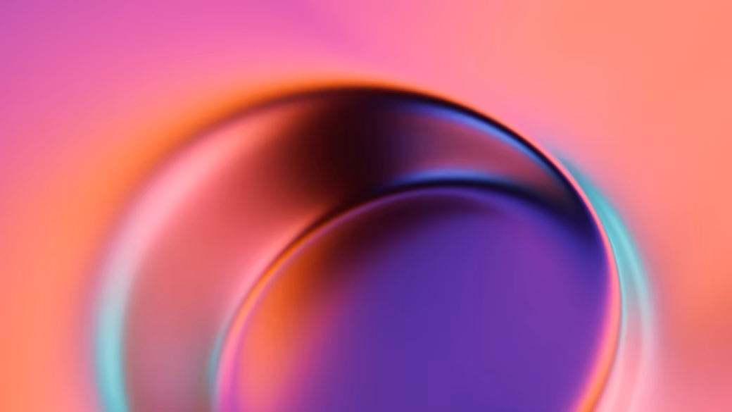 Neon Glow Ring with Gradient Light - Wallpapers for iPhone Air in 1260x2736 resolution