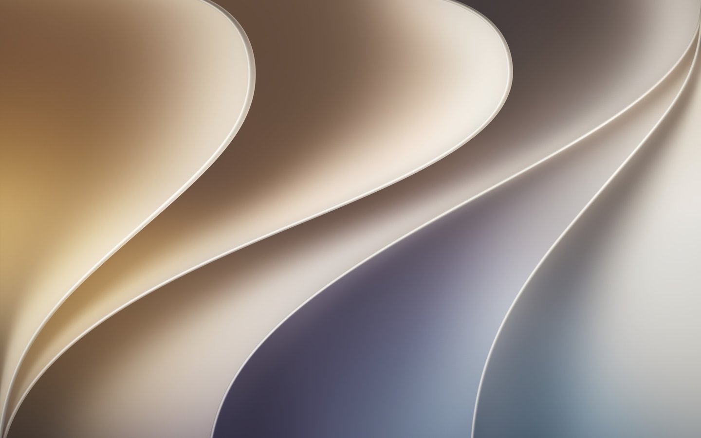Minimalist Beige Wave Gradient - WSXGA wallpapers in 1440x900 resolution