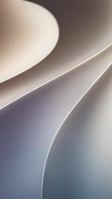 Minimalist Beige Wave Gradient - Wallpapers for Nokia, Samsung in 360x640 resolution