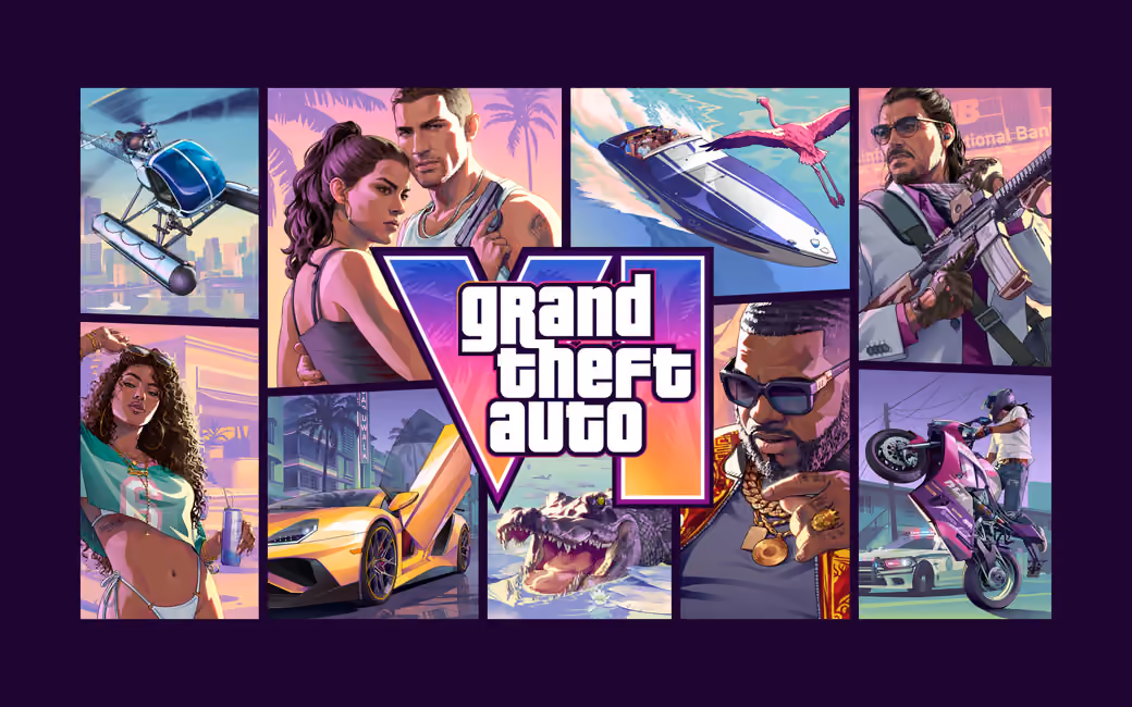 Постер GTA 6 Vice City — обои на рабочий стол и телефон