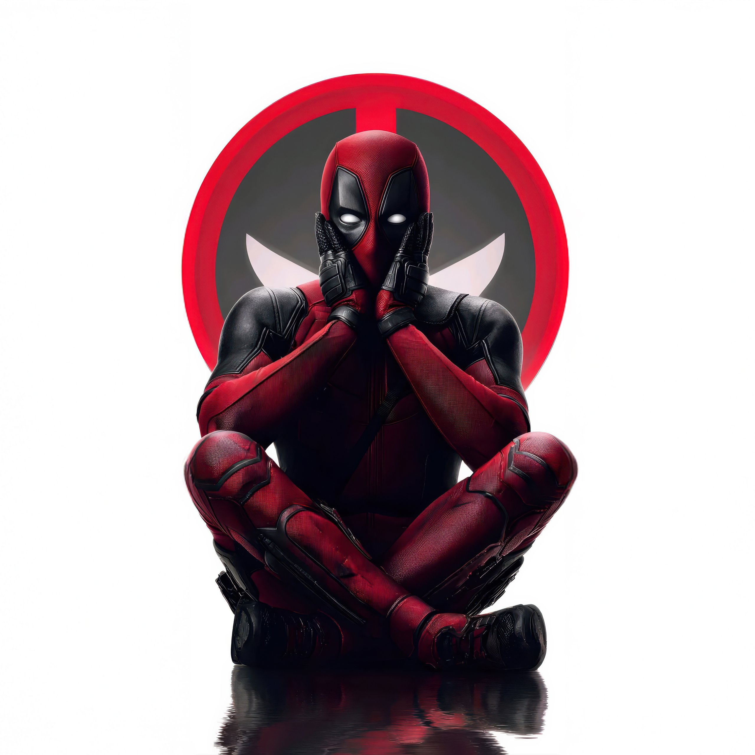 Deadpool from Marvel - Wallpapers for Samsung Galaxy Tab S9 FE+/Tab S11, Xiaomi Pad 5, Redmi Pad 2 Pro, POCO Pad in 2560x2560 resolution