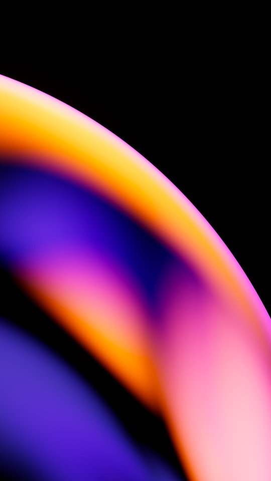 Neon Glow Gradient Waves - Wallpapers for Samsung, HTC, Sony in 540x960 resolution