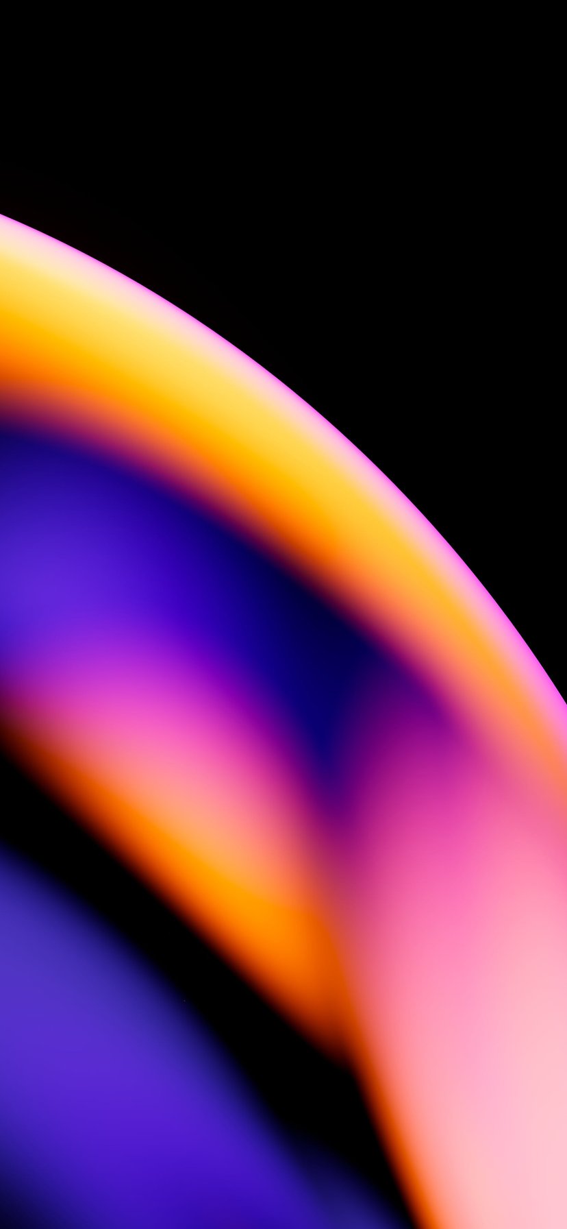 Neon Glow Gradient Waves - Wallpapers for iPhone 11/XR in 828x1792 resolution