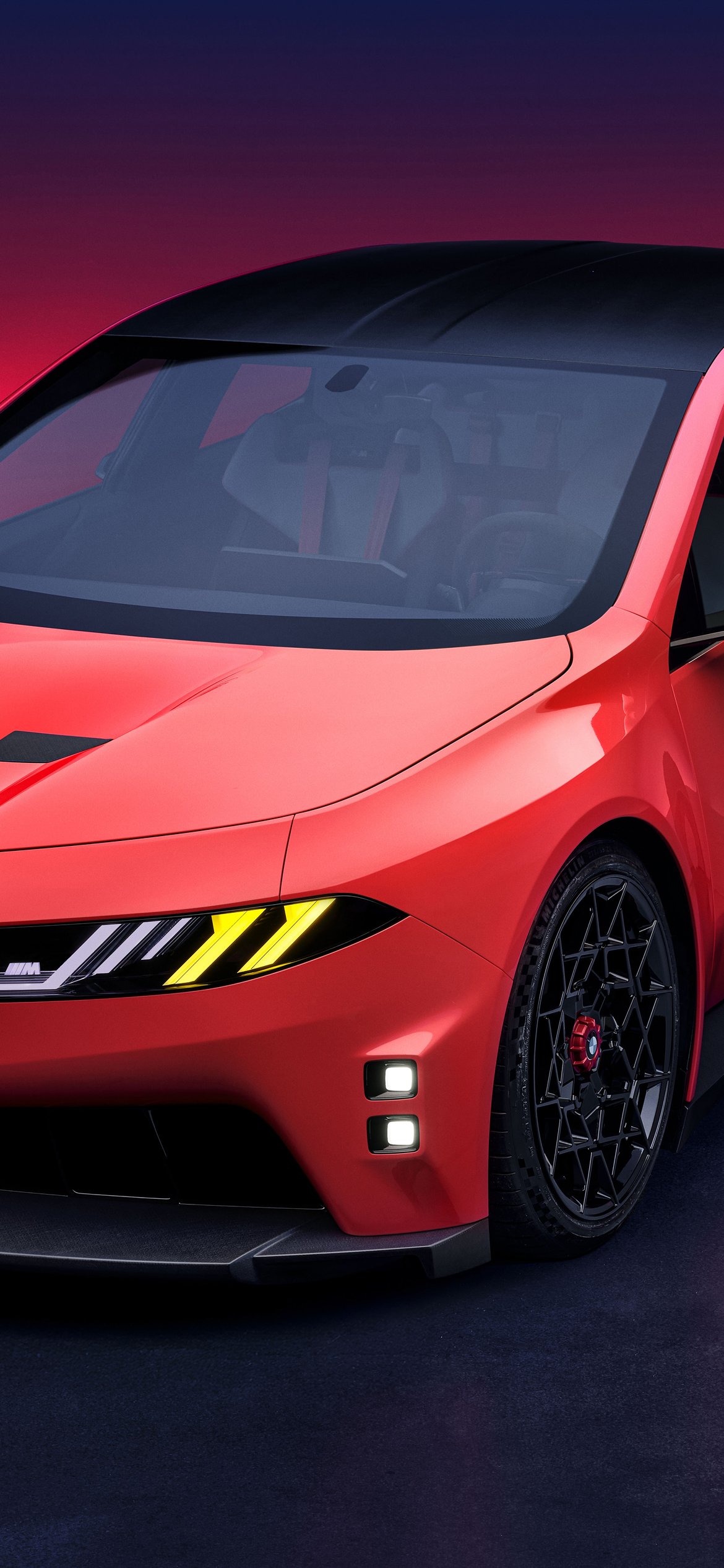 BMW M3 Concept Neue Klasse - Wallpapers for iPhone 12 Pro/13 Pro/14 in 1170x2532 resolution