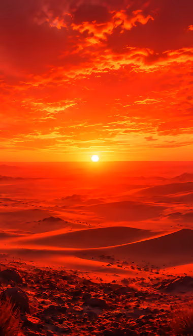 Nature wallpapers: Sun, valley, mountains, sunset