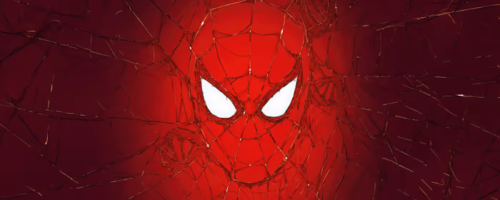 UltraWide 21:9 обои комикс (2560x1080): Человек-паук, Marvel, паутина, маска