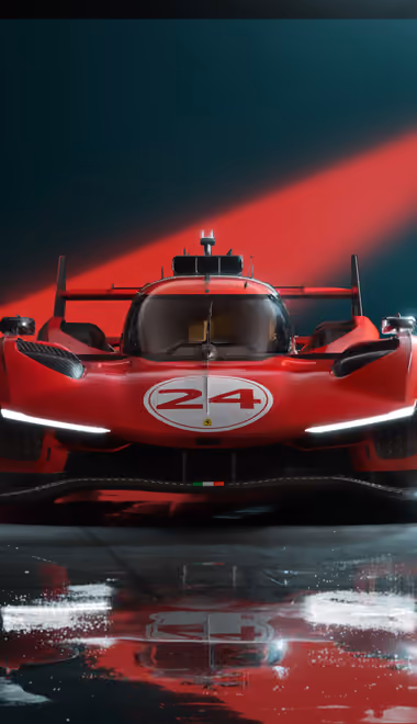 Обои машины: Ferrari 499P Modificata, гиперкар, гоночный автомобиль, LED