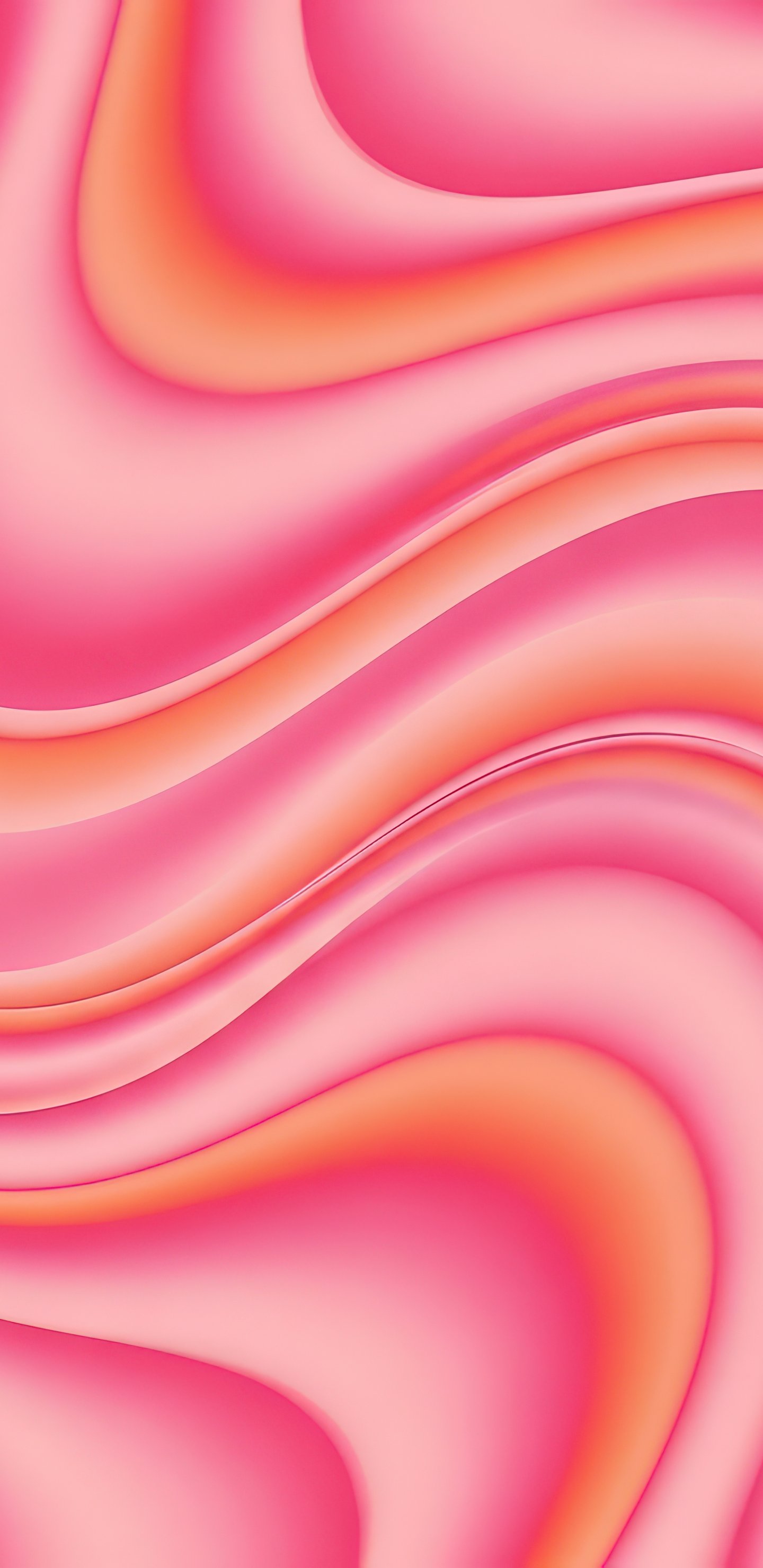 Pink Waves Gradient Flow - Wallpapers for Samsung Galaxy S8/S8+/Note 8/S9/S9+/Note 9 in 1440x2960 resolution