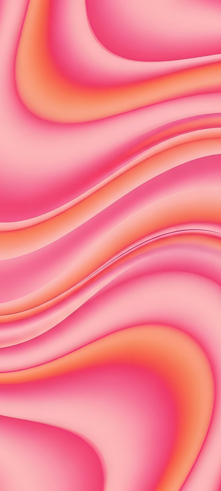 Pink Waves Gradient Flow - Wallpapers for Xiaomi Redmi 10C/C40/C51, Samsung Galaxy A12/A02s/A03/M12 in 720x1600 resolution