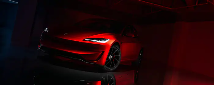 5K2K UltraWide 21:9 reflection wallpapers (5120x2160): Tesla Model 3 Performance, electric vehicle, sedan, sports car