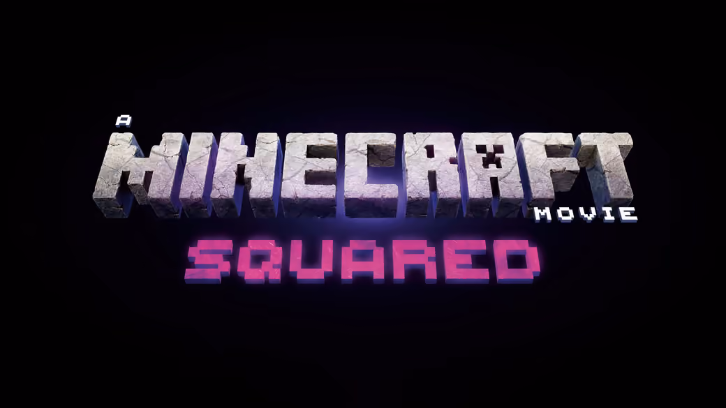 Постер Minecraft Movie: Squared минимализм — обои на рабочий стол и телефон