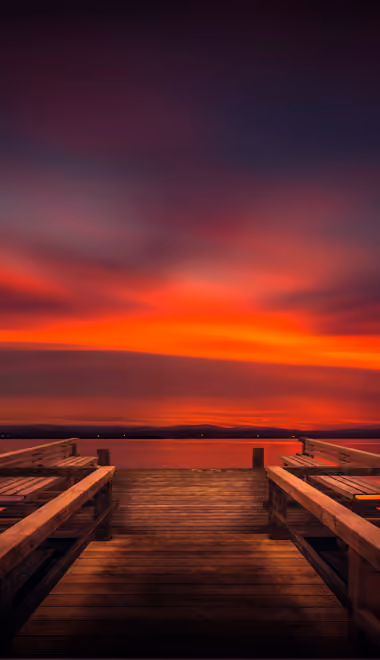 Wood Wallpapers for Samsung, HTC, Sony (540x960): sunset, river, evening, sky