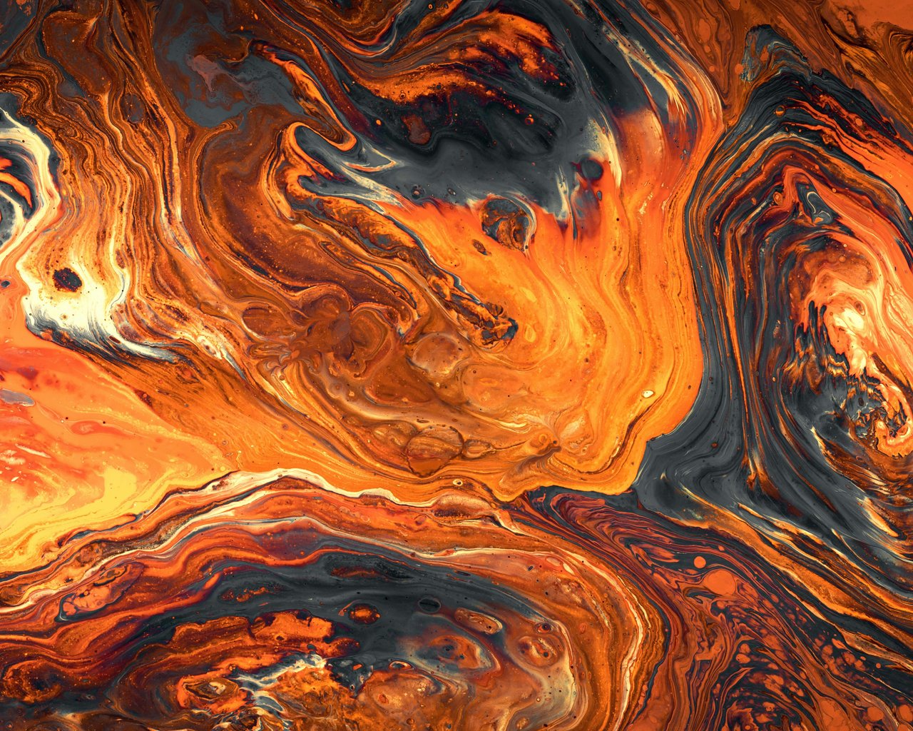Orange abstract lava - SXGA wallpapers in 1280x1024 resolution