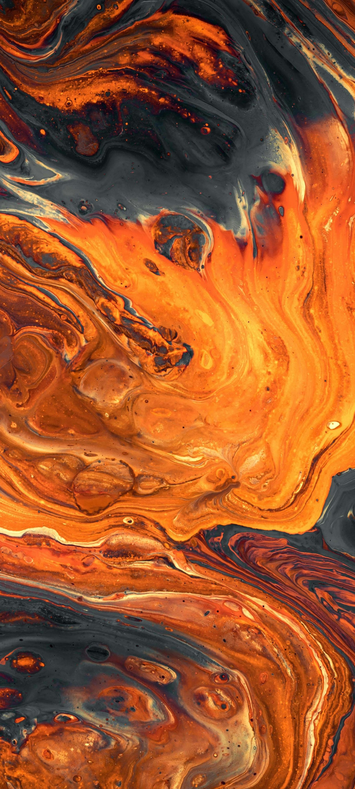 Orange abstract lava - Wallpapers for Xiaomi 13 Ultra/14 Ultra/15 Ultra/17 Pro Max, Samsung Galaxy S20/S20 Ultra/S21 Ultra in 1440x3200 resolution