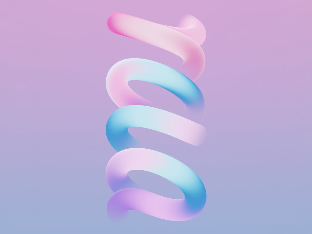 Minimalistic ribbon in pastel colors - XVGA wallpapers in 1024x768 resolution