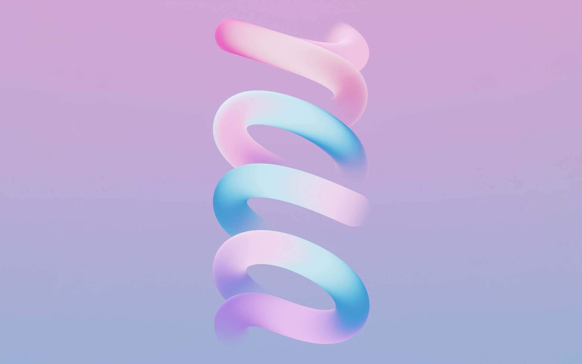 Minimalistic ribbon in pastel colors - WUXGA wallpapers in 1920x1200 resolution
