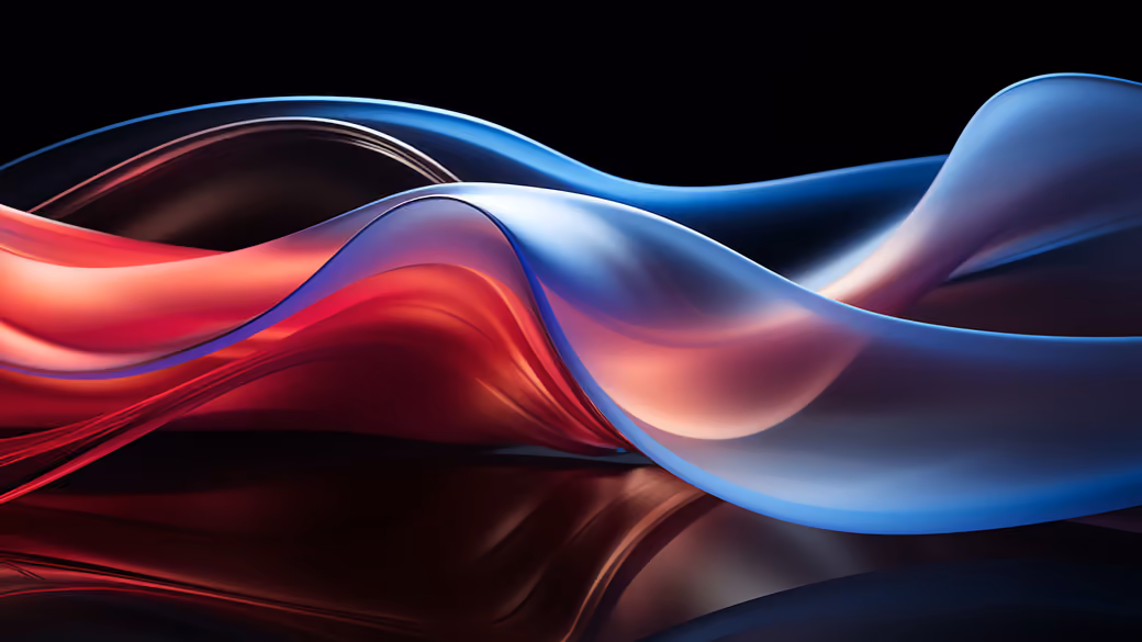Translucent abstract waves - Full HD wallpapers in 1920x1080 resolution