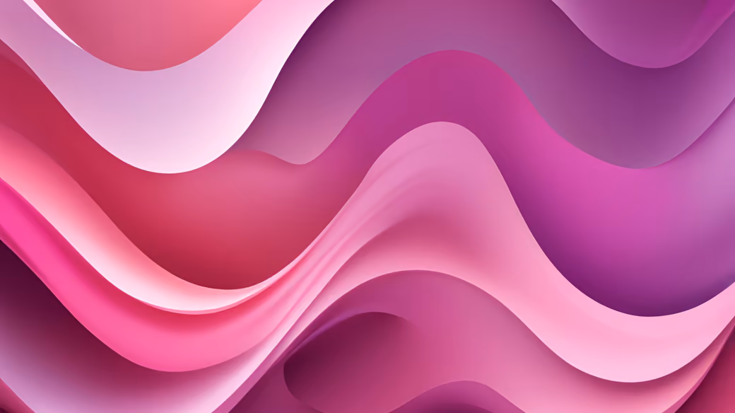 Abstract waves in glamorous pink - Wallpapers for Apple iPad 1 in 1024x1024 resolution