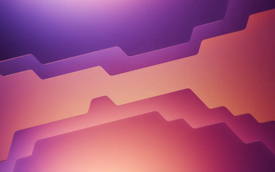 Minimalist Gradient Geometry Layers — desktop and phone wallpaper, free download