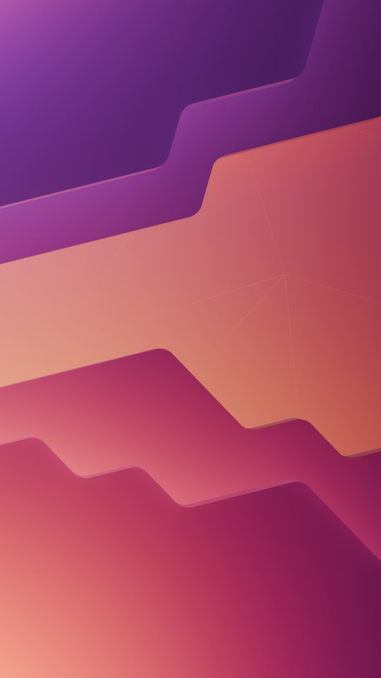 Minimalist Gradient Geometry Layers - Wallpapers for Samsung, HTC, Sony in 540x960 resolution