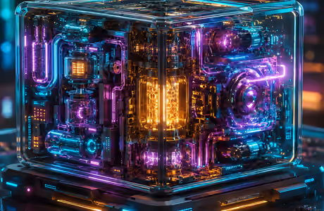Processor and Microchip wallpapers for iPhone Air (2670x1878): pC, cyberpunk, neon, future