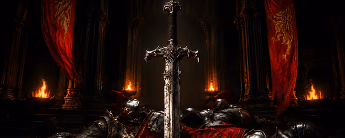 Fantasy wallpapers: sword, castle, knight, medieval