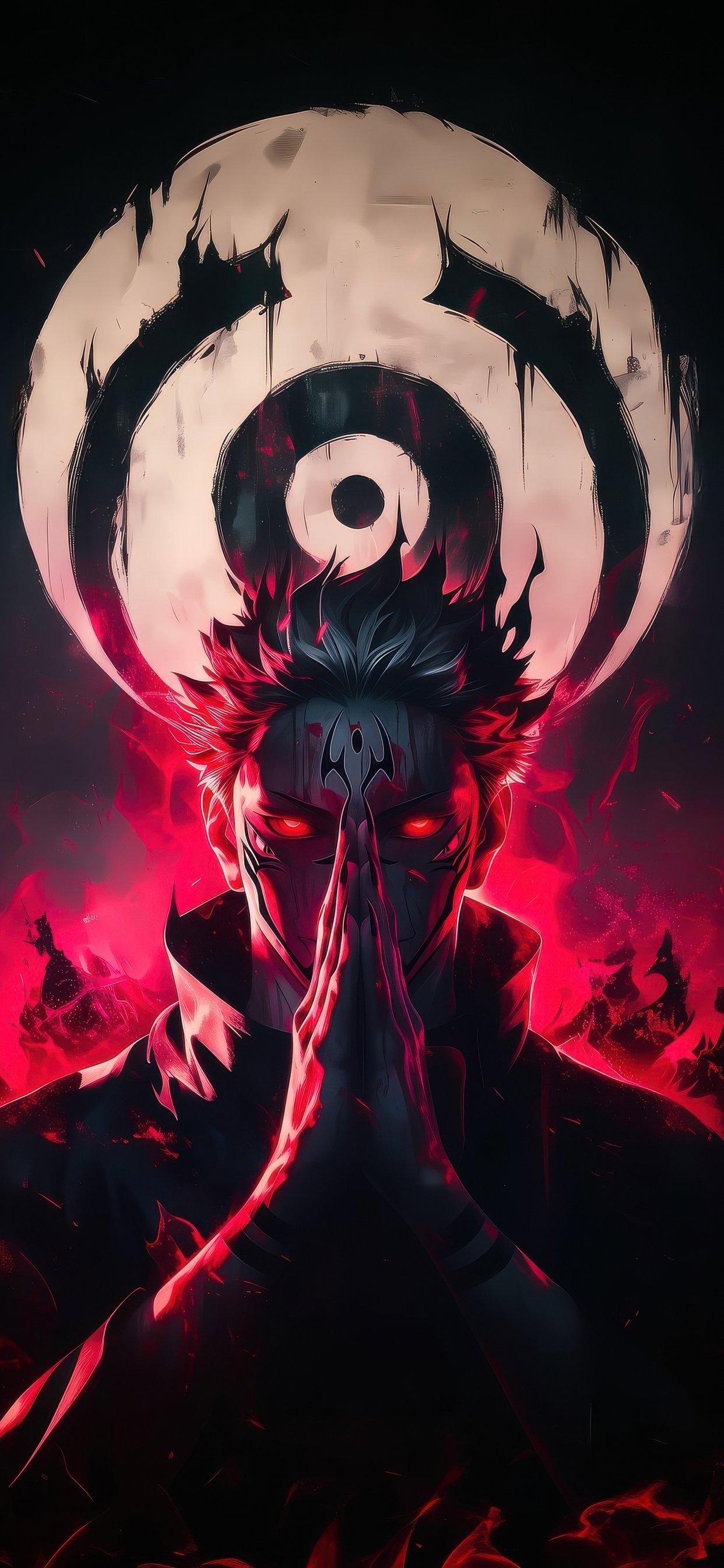Gojo with a red aura - Wallpapers for iPhone 11 Pro Max in 1242x2688 resolution