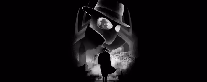 UltraWide 21:9 обои комикс (2560x1080): Spider-Man Noir, Человек-паук, Marvel, комикс