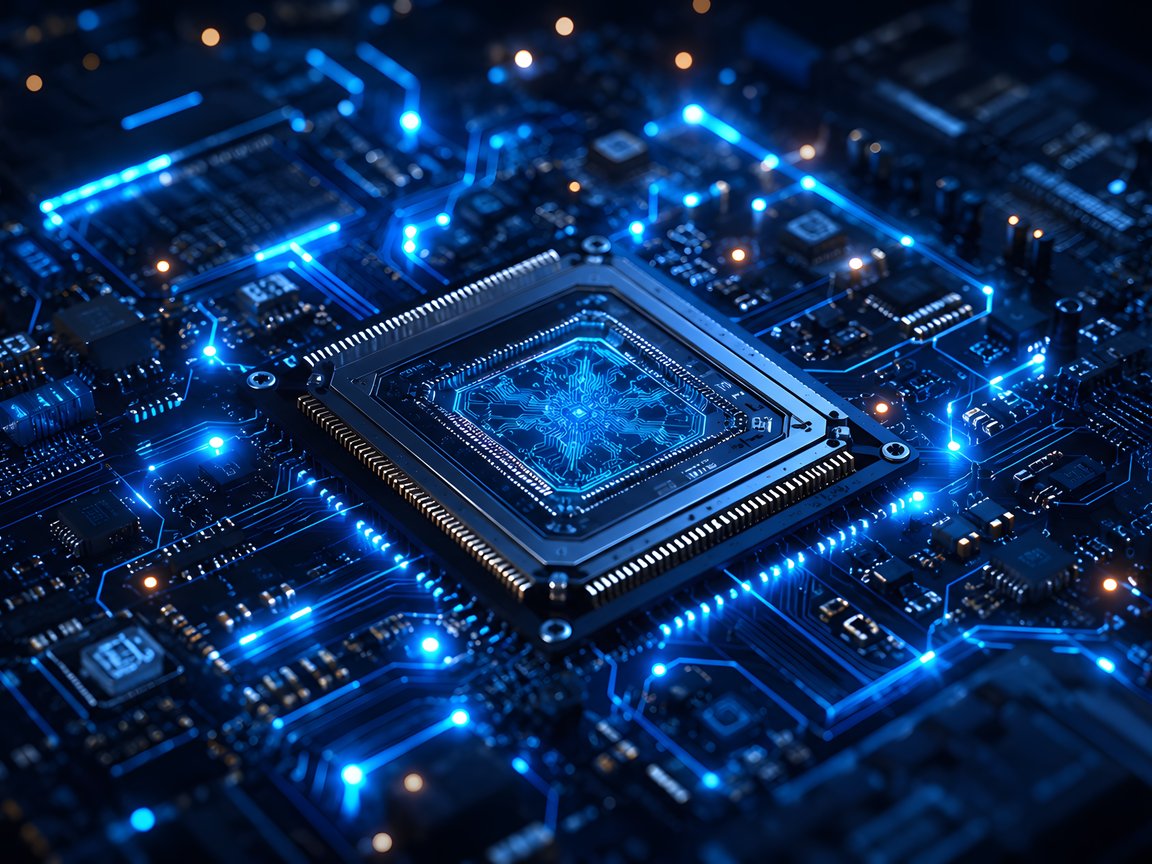 Neural Processor Microcircuit Scene - XGA+ wallpapers in 1152x864 resolution