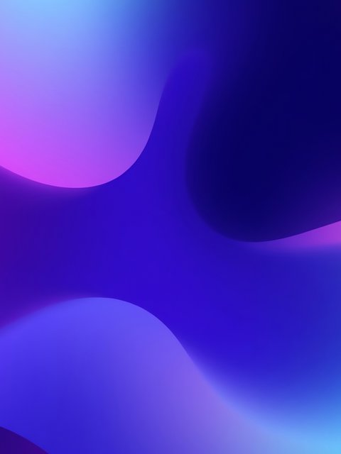 Abstract Fluid Waves Gradient - Wallpapers for HTC/BlackBerry in 480x640 resolution