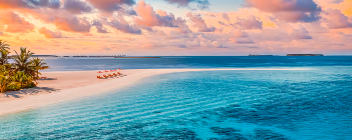 UltraWide 32:9 wallpapers (3840x1080): Maldives, ocean, beach, island