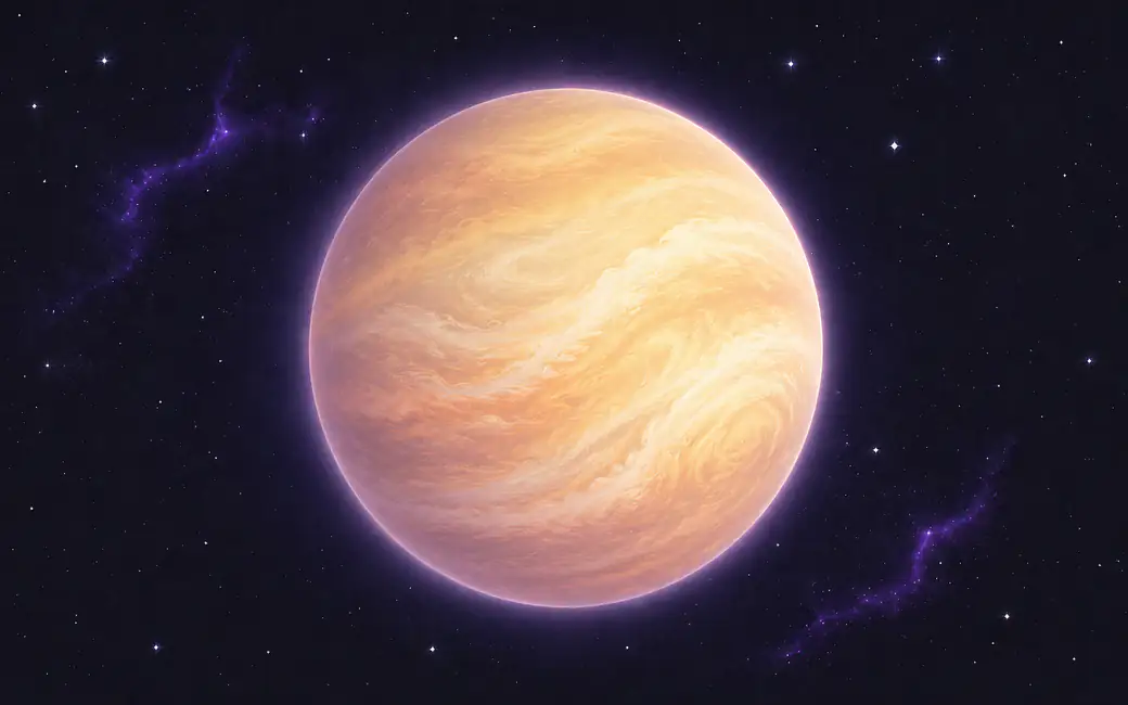 Venus Close-up in Solar System — desktop and phone wallpaper, free download