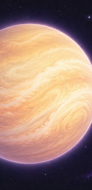Venus Close-up in Solar System - Wallpapers for Samsung in 360x740 resolution