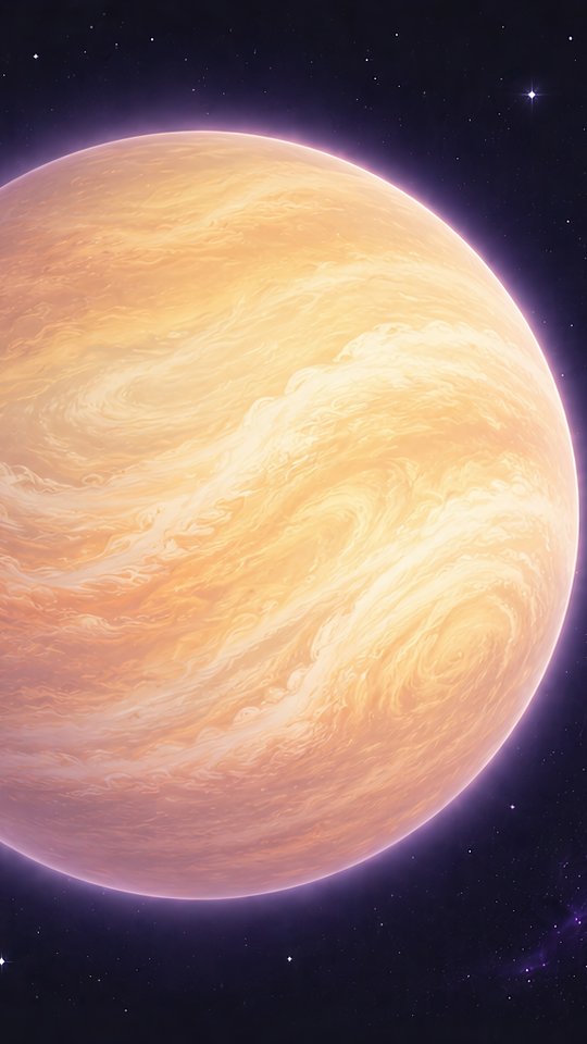 Venus Close-up in Solar System - Wallpapers for Samsung, HTC, Sony in 540x960 resolution